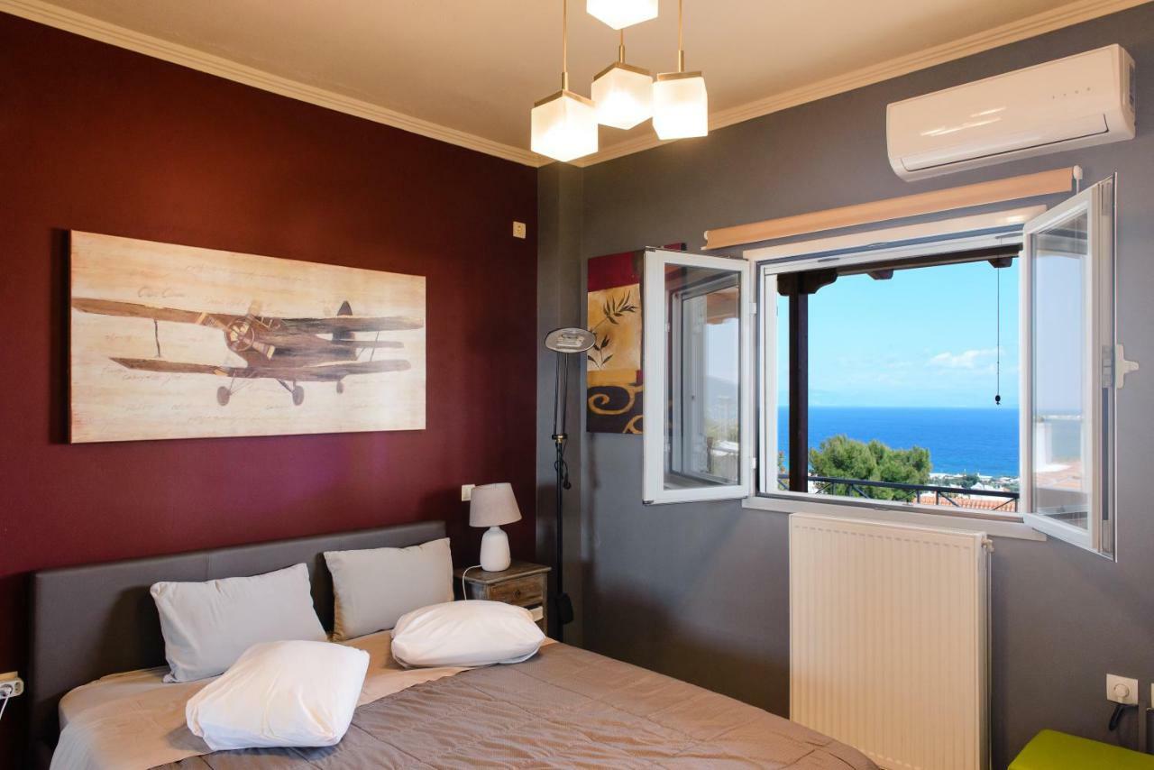 Peris Panoramic Villa Near Athens Airport Paralia  Exterior photo